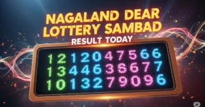 Nagaland Dear Lottery Sambad Result Today